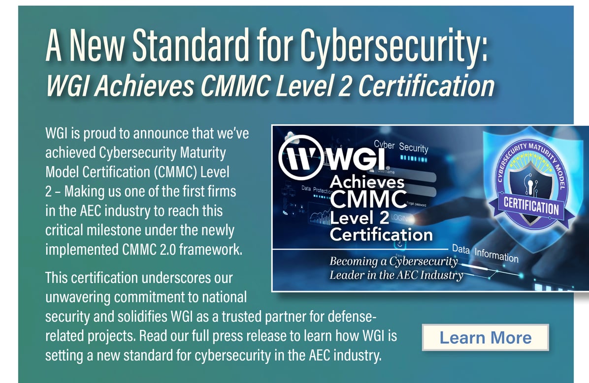 WGI Achieves CMMC Level 2 Certification